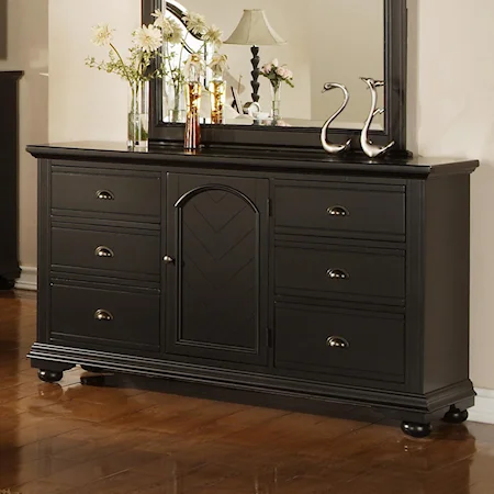 Classic Dresser with Center Door